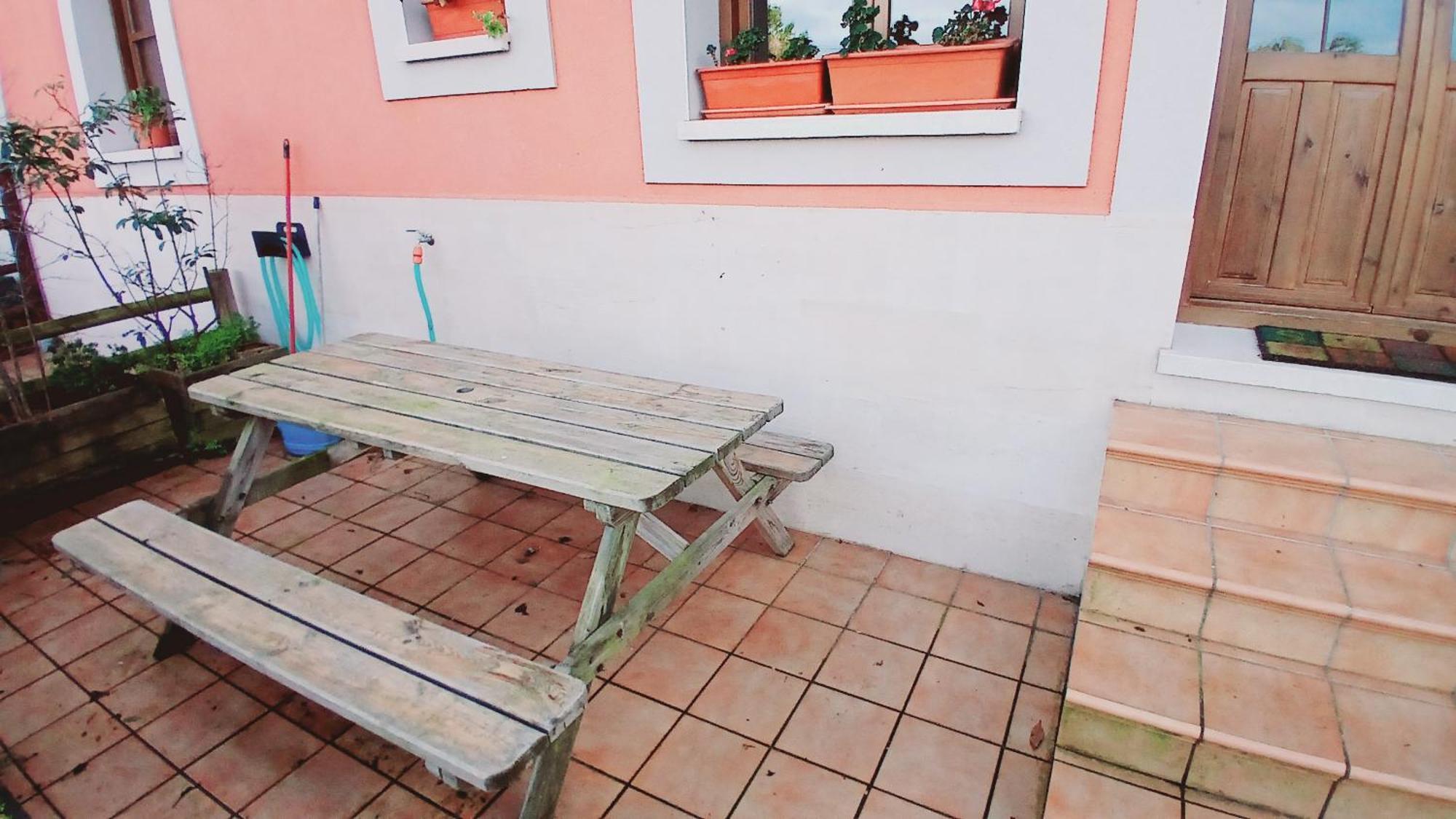 Acogedor Bajo Con Terraza Y Vistas Apartment Nueva De Llanes Bagian luar foto